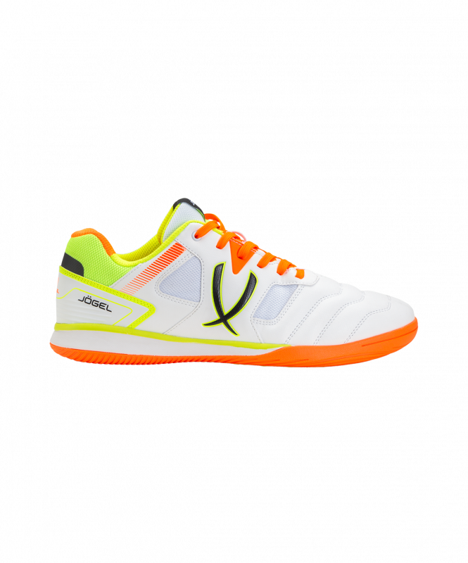 Бутсы зальные Tornado 2.0 White/orange, размер 39, JÖGEL ЦБ-00003462