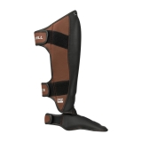 Защита голень-стопа Force 3D inject foam KK Чёрно-коричневый Green Hill CNSGK-980 S