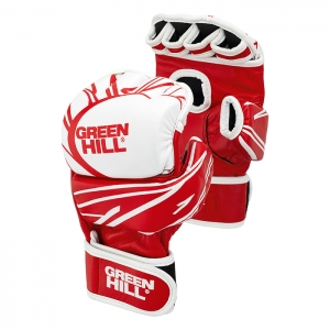 Перчатки MMA красно-белые Green Hill MMA-0055L XL