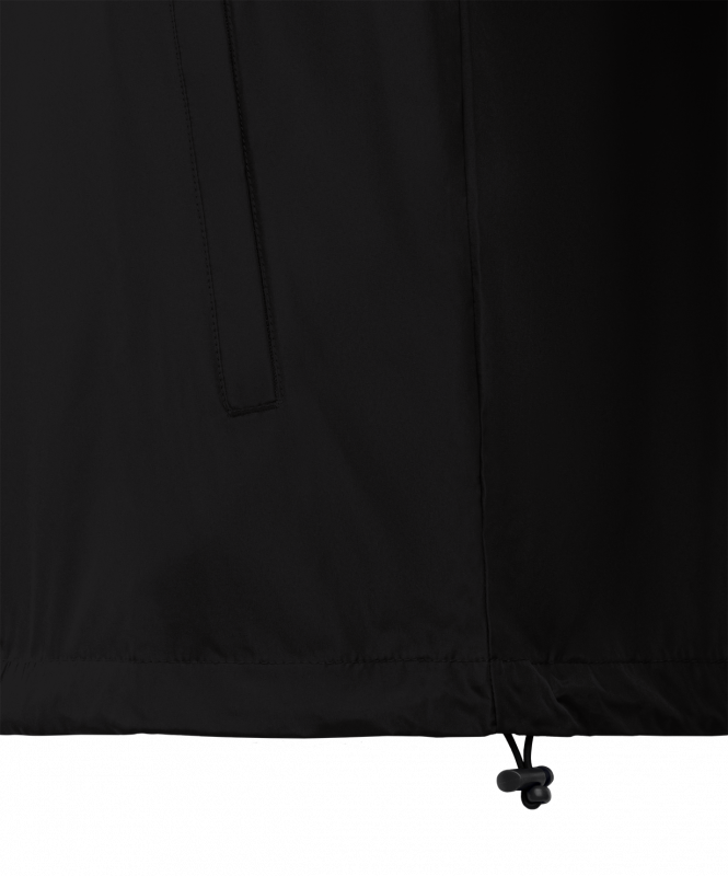 Куртка ветрозащитная CAMP Rain Jacket, черный, детский, размер YM, Jögel ЦБ-00005430