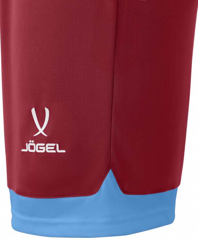 Шорты игровые DIVISION PerFormDRY Union Shorts, гранатовый/голубой/белый, Jögel ЦБ-00000998