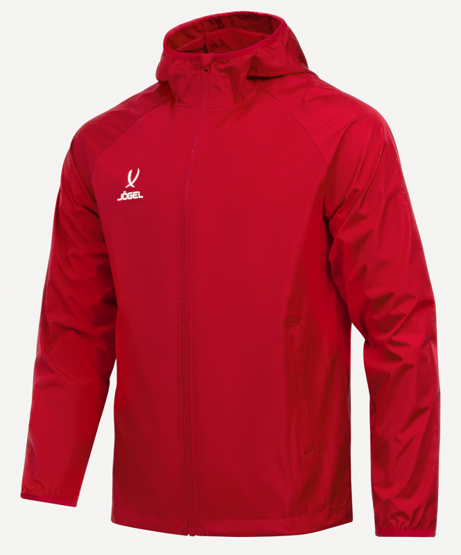 Куртка ветрозащитная CAMP Rain Jacket, красный, размер L, Jögel ЦБ-00000369