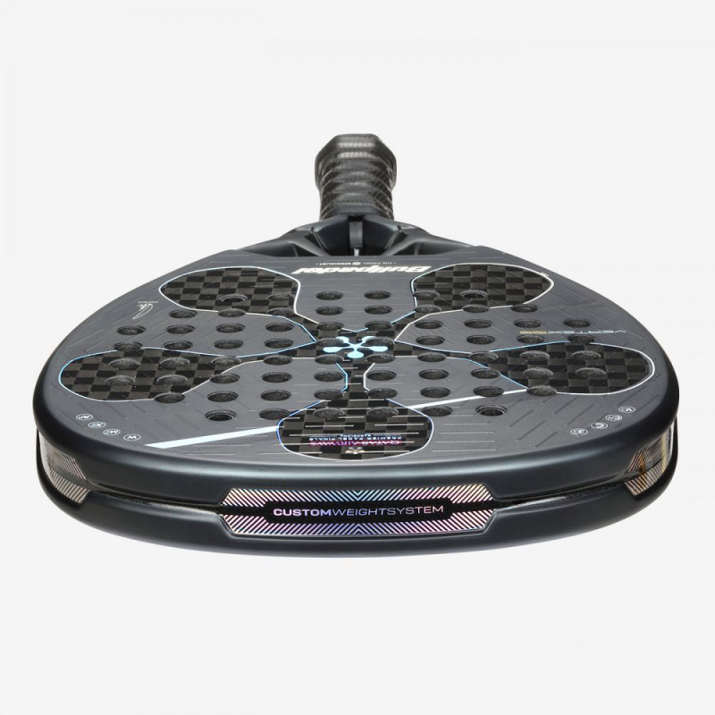 Ракетка для падела BULLPADEL Vertex 05 TF 25, 495197, для проф. и любителей, стекловолокно, черный