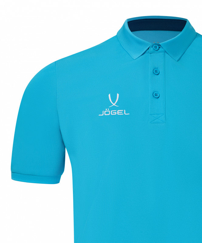 Поло JÖGEL PREMIER PerFormDRY CVC Polo, голубой, размер L ЦБ-00007279