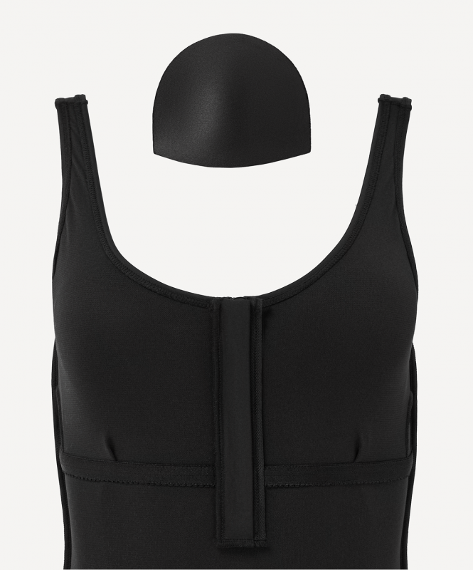 Купальник для плавания 25DEGREES Zip Black, полиамид, размер 48 ЦБ-00008800
