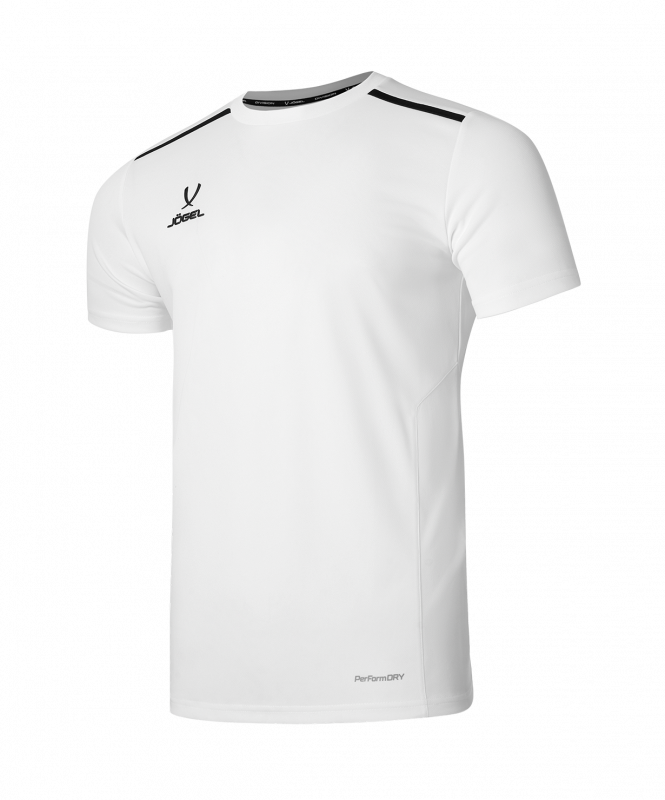 Футболка тренировочная DIVISION Training Tee, белый, размер L, Jögel ЦБ-00004626
