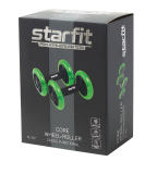 Ролики для пресса раздельные RL-107, черный/ярко-зеленый, Starfit УТ-00019236