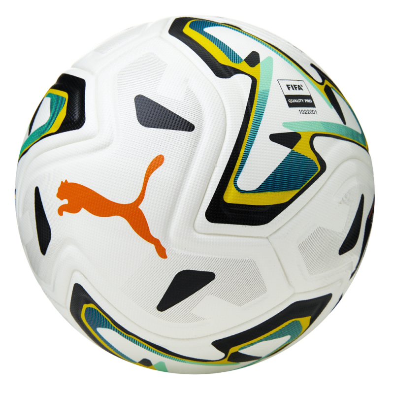 Мяч футб. PUMA Stellar Pro, 08520501, размер 5, FIFA Quality Pro, 8 пан, ПУ, термосш, бело-желто-черный