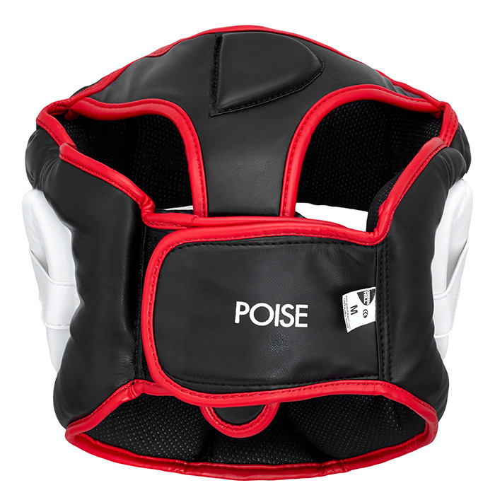 Боксерский шлем POISE черно-красный Green Hill HGP-9015 L