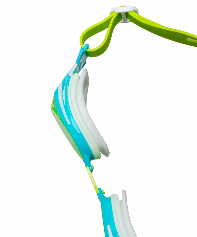 Очки для плавания 25DEGREES Poseidon Blue/Lime, детский, размер Б/Р ЦБ-00002890