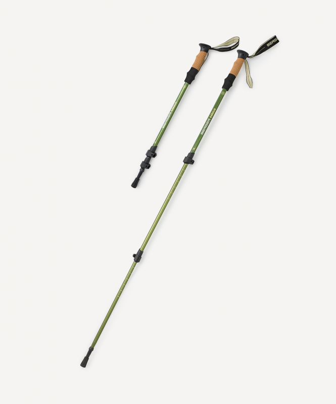 Треккинговые палки BERGER Hiking Karelia, 65-135 см, 3-секционные, зеленый, размер Б/Р ЦБ-00008751