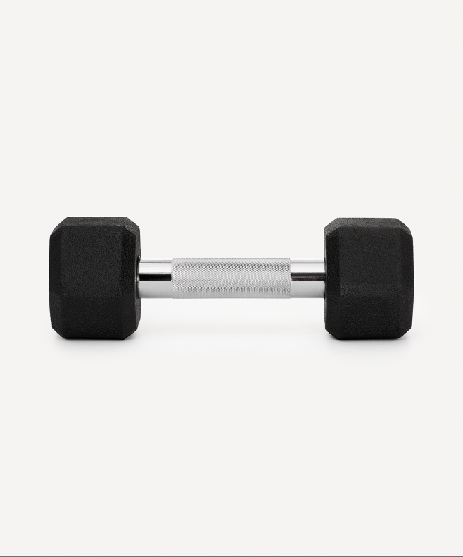 Гантель гексагональная DB-301PRO 4 кг, обрезиненная, черный, Starfit ЦБ-00003798