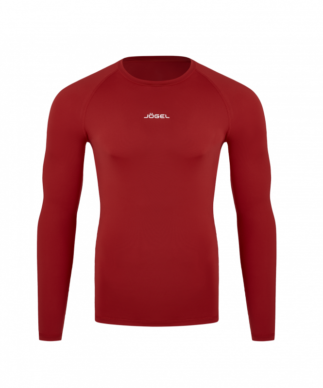 Футболка компрессионная с длинным рукавом CAMP PerFormDRY Baselayer LS Tee, гранатовый, размер YM, Jögel ЦБ-00004981