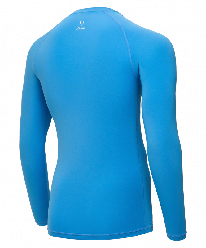 Футболка компрессионная с длинным рукавом PerFormDRY Baselayer LS Tee, голубой, размер XXXL, Jögel ЦБ-00004127