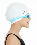 Шапочка для плавания Nuance White, силикон, подростковый, 25Degrees УТ-00019514