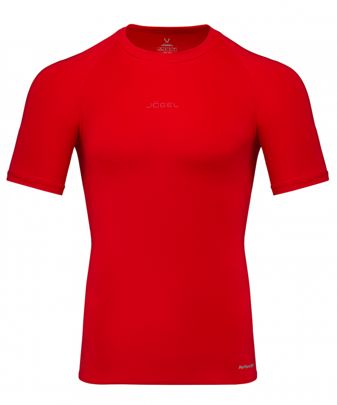Футболка компрессионная Jögel PerFormDRY Baselayer Tee SS 2, красный, размер XL ЦБ-00003109