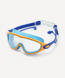 Очки-маска для плавания с берушами 25DEGREES Fusion Navy/Blue/Orange, детский ЦБ-00005247