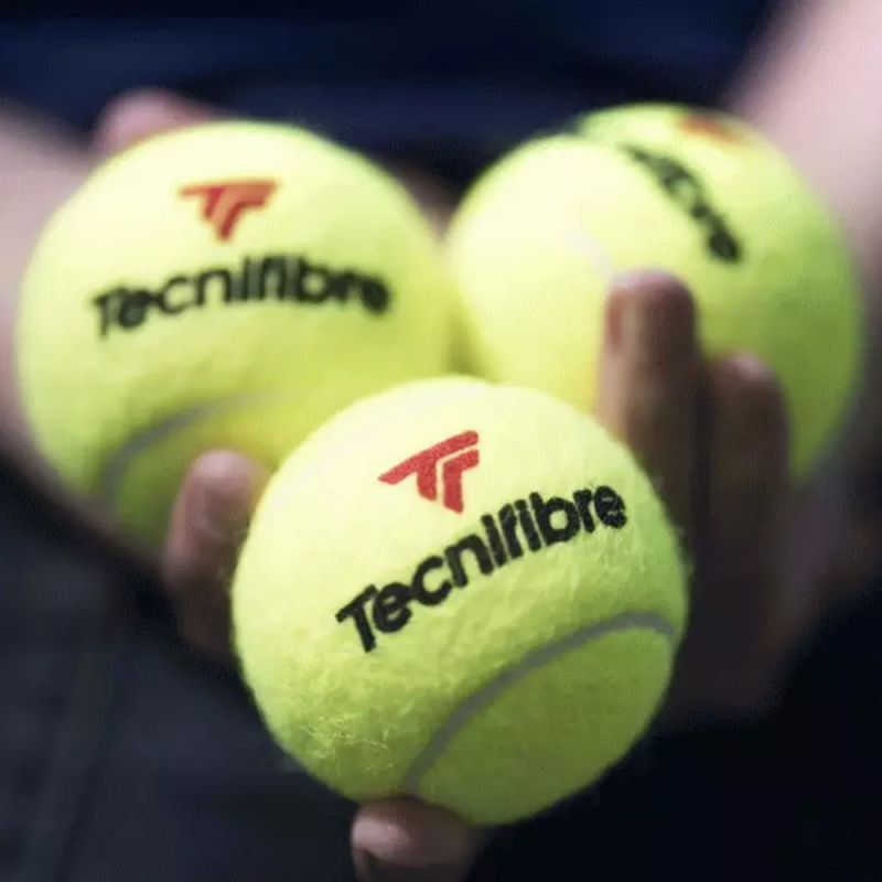 Мяч теннисный Tecnifibre X-One ATP 4B, 60XONE364, уп.4шт, одобр. ITF, войлок, нат.резина, желтый