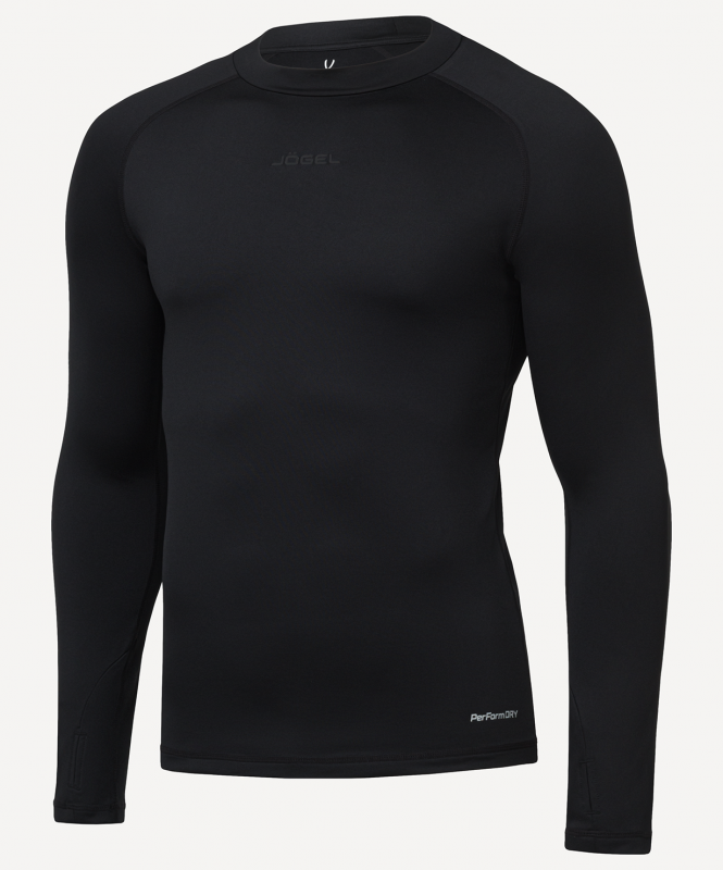 Джемпер компрессионный утепленный CAMP PerFormDRY Baselayer Top Warm, черный, размер XL, Jögel ЦБ-00004060