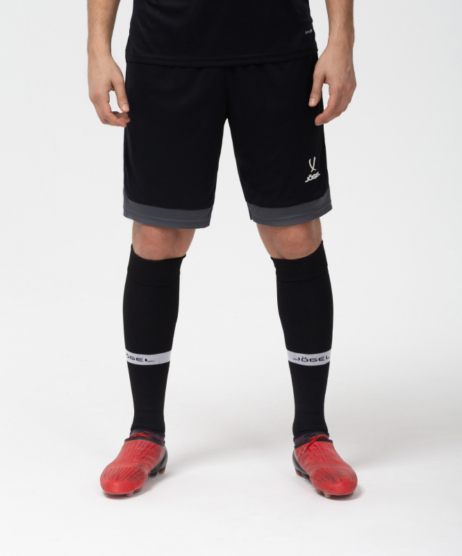 Гетры футбольные CAMP ADVANCED SOCKS, черный/белый, размер 39-42, Jögel УТ-00021449