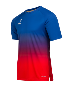 Футболка тренировочная JOGEL NATIONAL PerFormDRY Pre-Match Tee, сине-красный, размер L ЦБ-00003542