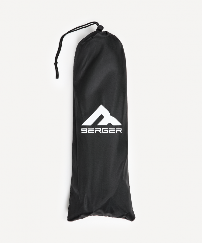 Треккинговые палки BERGER Hiking Peak Pro, 120-135 см, 5-секционные, черный/красный, размер Б/Р ЦБ-00008752