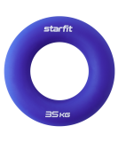 Эспандер кистевой ES-404 &quot;Кольцо&quot;, диаметр 8,8 см, 35 кг, силикогель, темно-синий, Starfit