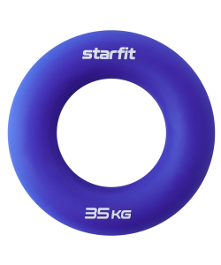 Эспандер кистевой Core ES-404 Кольцо, диаметр 8,8 см, 35 кг, силикогель, темно-синий, Starfit