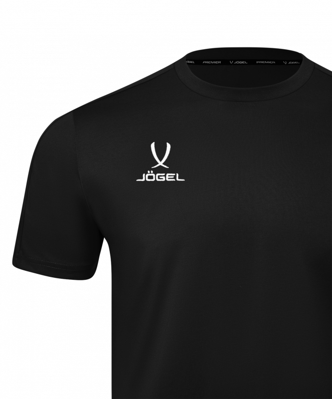 Футболка тренировочная JÖGEL PREMIER PerFormDRY TRN CVC Tee, черный, размер XXL ЦБ-00005378