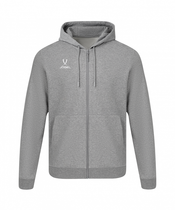 Худи на молнии ESSENTIAL Cotton FZ Hoodie, серый меланж, детский, размер YL, JÖGEL ЦБ-00004784
