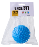 Мяч массажный GB-601 8 см, синий, BASEFIT ЦБ-00001492