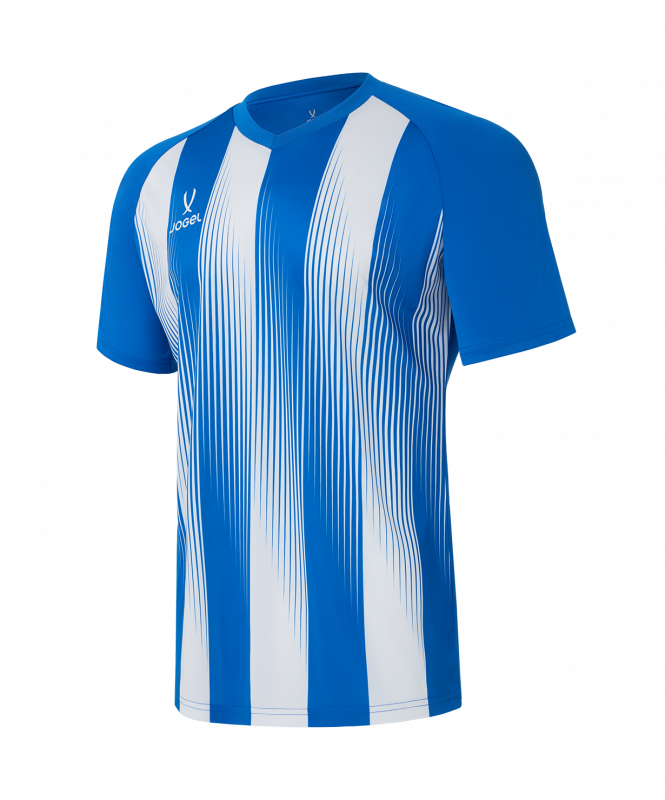 Футболка игровая JOGEL CAMP Striped Jersey, синий/белый, детский, размер YXXS ЦБ-00007839