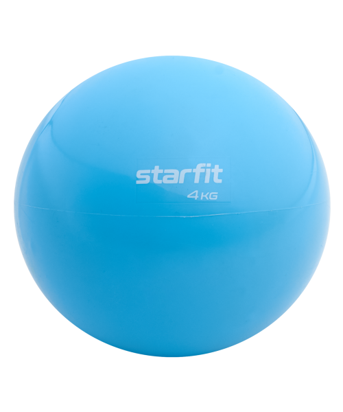 Медбол GB-703, 4 кг, синий пастель, Starfit