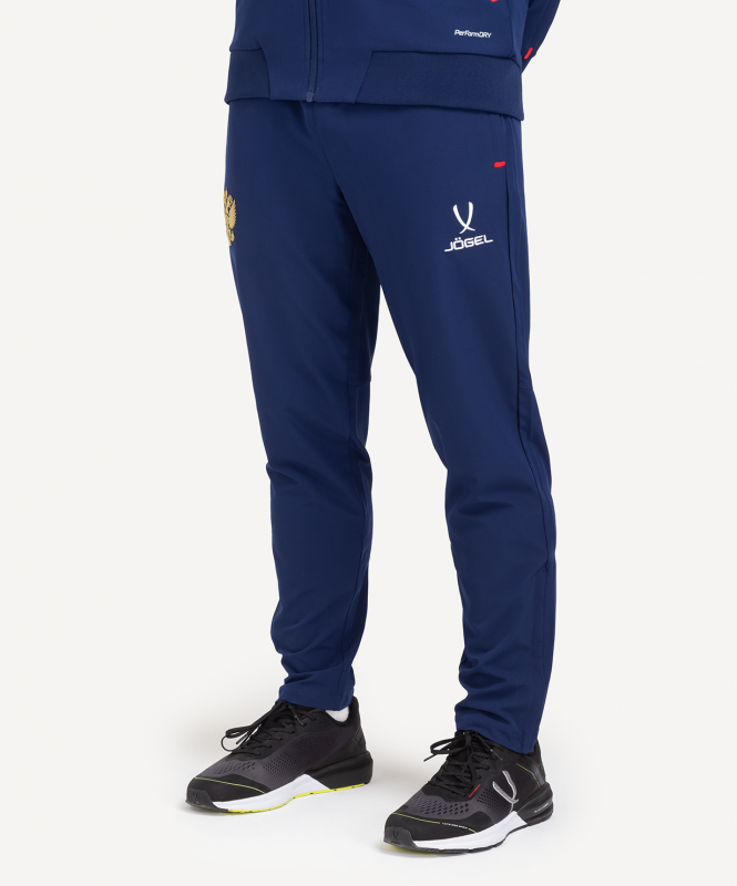 Брюки спортивные JÖGEL NATIONAL PerFormDRY Woven Pants, темно-синий, размер M ЦБ-00003119