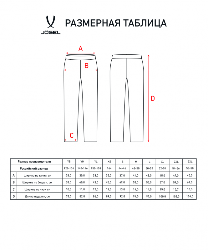 Брюки тренировочные DIVISION PerFormDRY Pro Training Pants, черный, детский, размер XS, Jögel УТ-00020946