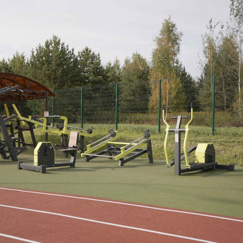 Уличный Велотренажер горизонтальный с безынерционным нагрузочным механизмом ZAVODSPORTA C-1901