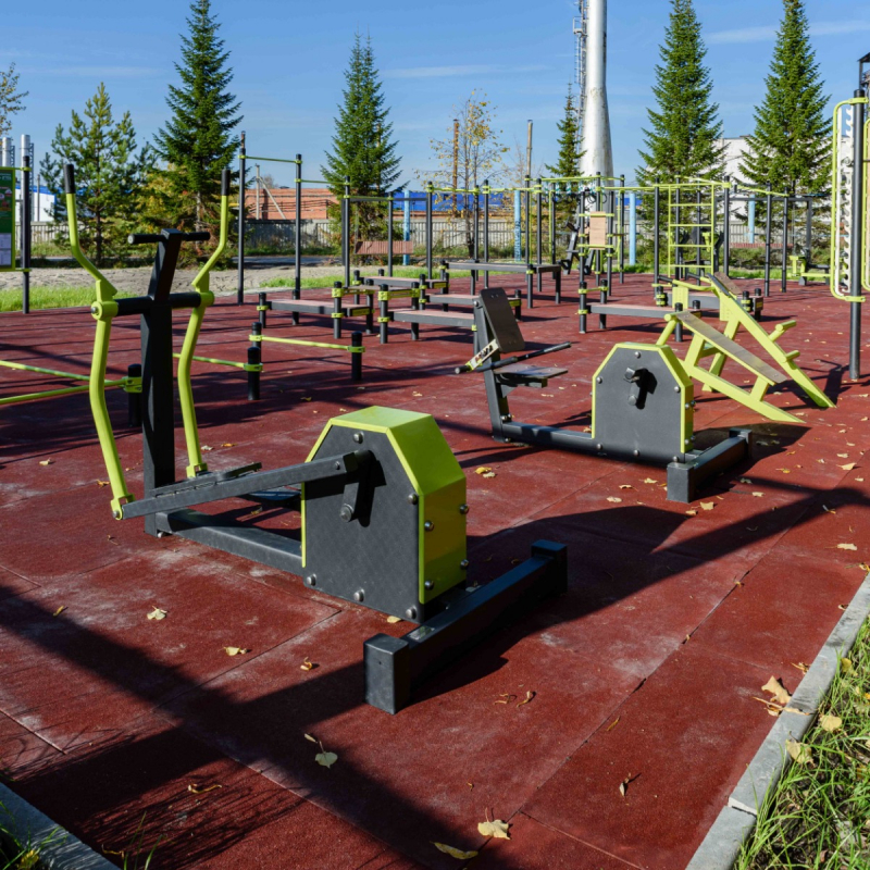 Уличный Велотренажер горизонтальный с безынерционным нагрузочным механизмом ZAVODSPORTA C-1901