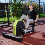 Уличный Велотренажер горизонтальный с безынерционным нагрузочным механизмом ZAVODSPORTA C-1901