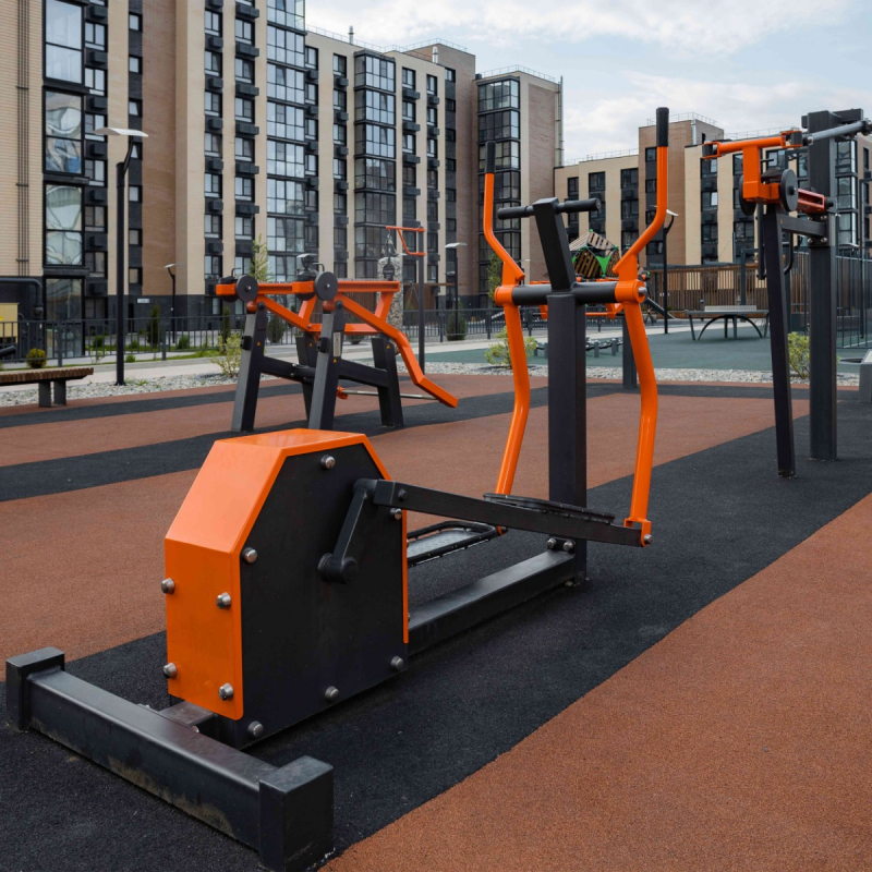 Уличный тренажер Эллипсоид с безынерционным нагрузочным механизмом ZAVODSPORTA C-1902