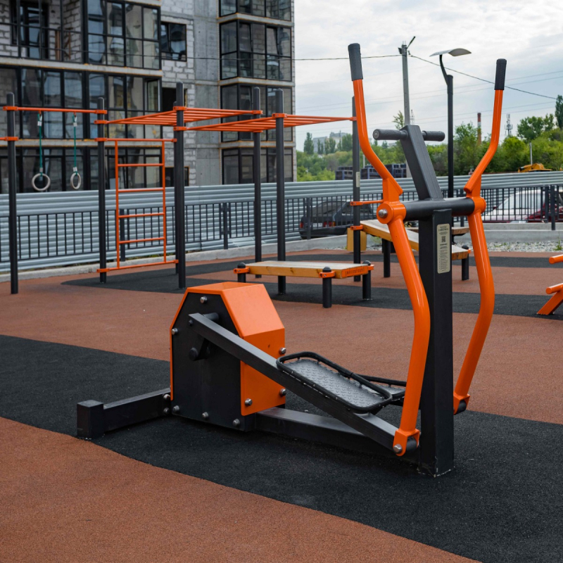 Уличный тренажер Эллипсоид с безынерционным нагрузочным механизмом ZAVODSPORTA C-1902