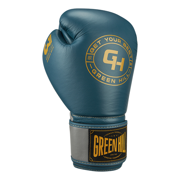 боксерские перчатки RAIDER светло-синий/серый Green Hill THBGHB-57 14oz
