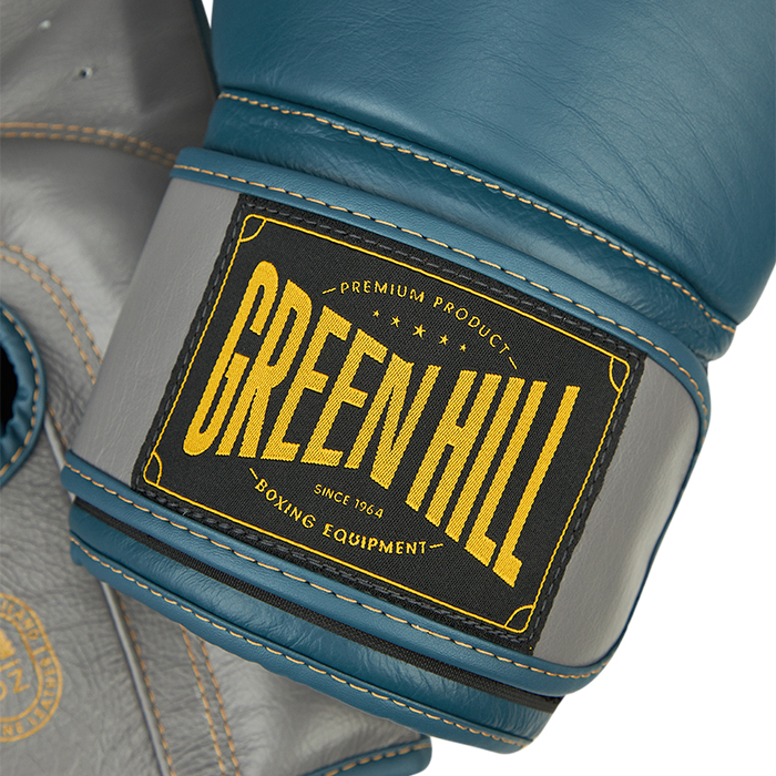 боксерские перчатки RAIDER светло-синий/серый Green Hill THBGHB-57 14oz
