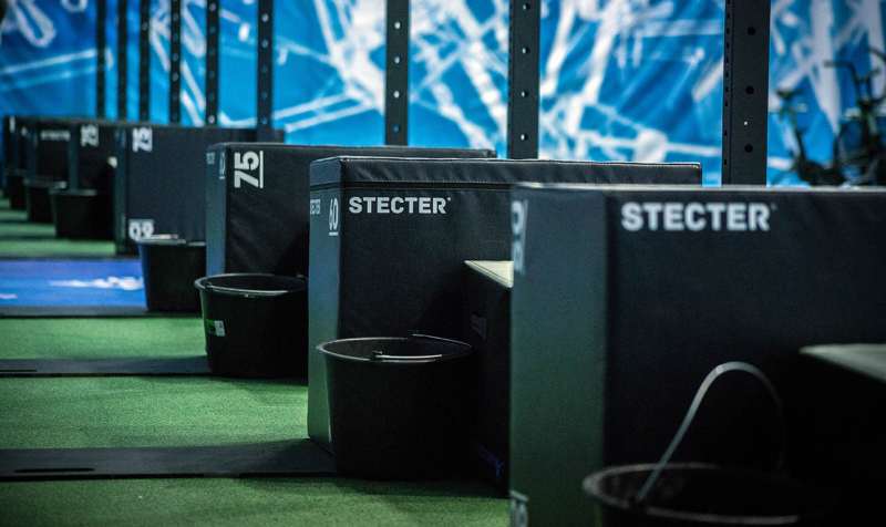 Безопасная тумба для прыжков 75-60-50 (плиобокс) STECTER 2341