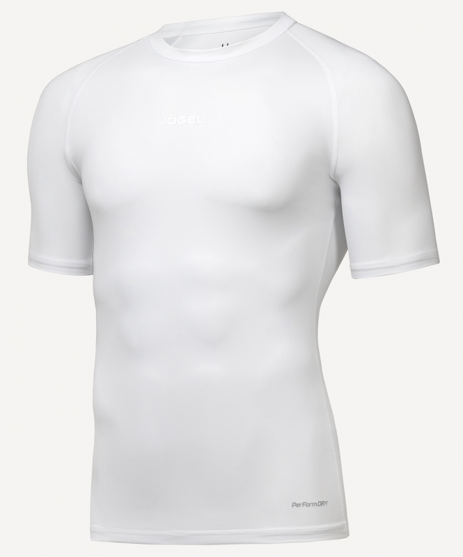 Футболка компрессионная с коротким рукавом CAMP PerFormDRY Baselayer SS Tee, белый, размер M, JÖGEL ЦБ-00004015