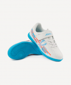 Бутсы зальные Evofly IN Talant White/blue, детский, размер 32, Jögel ЦБ-00004204
