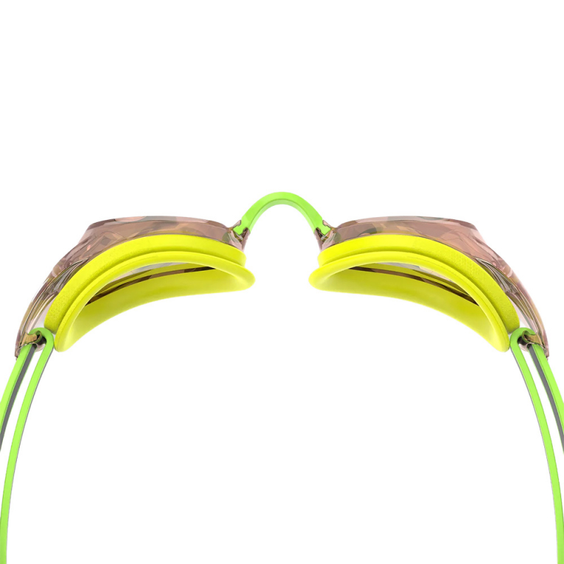 Очки для плав. SPEEDO Vanquisher 3.0 Mirrored, 8-00473417218, ЗЕРКАЛЬНЫЕ линзы, зеленая оправа