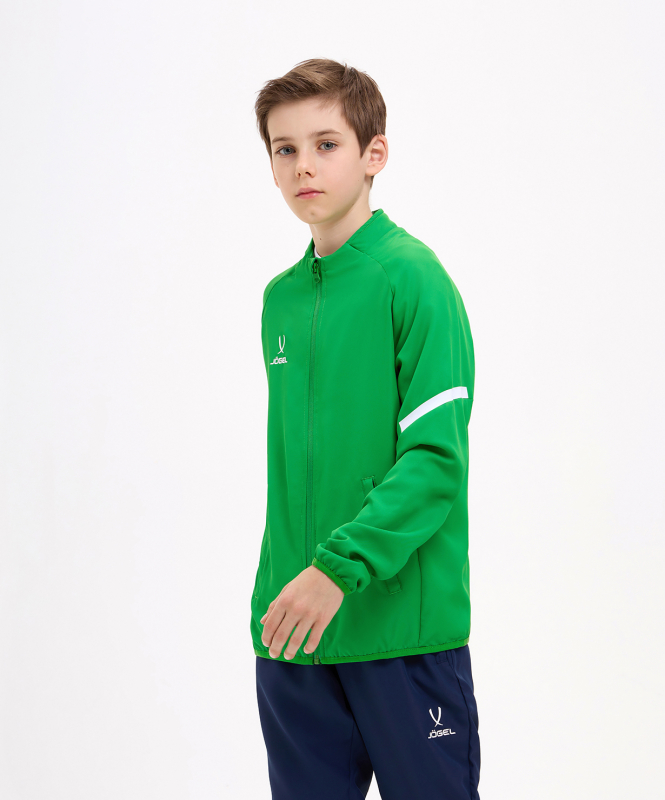 Куртка спортивная CAMP 2 Lined Jacket, зеленый, детский, размер YM, Jögel ЦБ-00005420