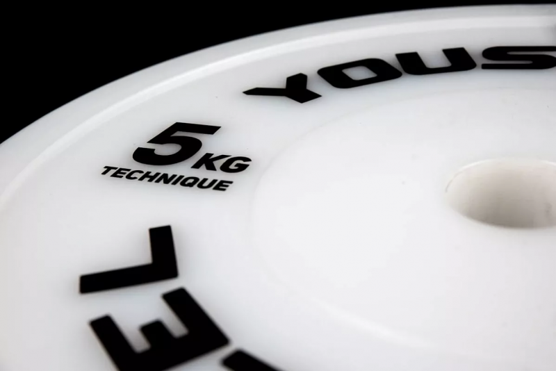 Диск технический пластиковый 5 кг, белый YOUSTEEL