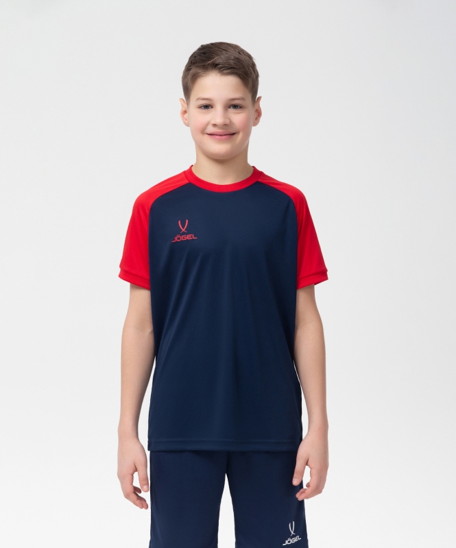 Футболка игровая CAMP Reglan Jersey, темно-синий/красный, детский, Jögel