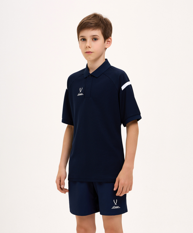 Поло CAMP 2 Poly Polo, темно-синий, размер XL, Jögel ЦБ-00003398